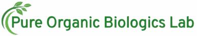pure organic biologics lab logo transparent background